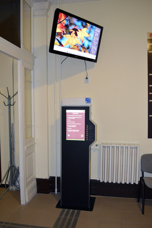 queuing kiosk