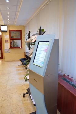 queuing kiosk